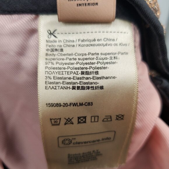 SCOTCH & SODA Wide Leg Stretch Lurex Pants Women Size Small High Waisted - Picture 9 of 16